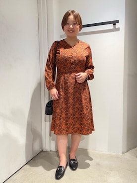 「ビジネス」｜「アイテム（ワンピース/ドレス）」を使った、anagokikakuさん（レディース・153cm）の秋コーディネート
