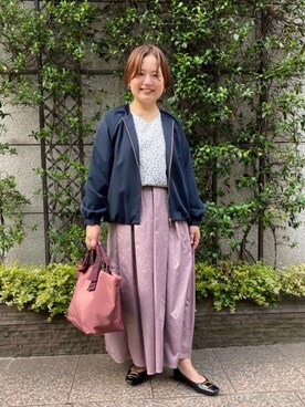 「ビジネス」｜「アイテム（ブルゾン）」を使った、anagokikakuさん（レディース・153cm）の秋コーディネート