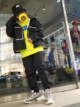「A4A」｜「アイテム（ブルゾン）」を使った、niikoさん（レディース・162cm）の春コーディネート