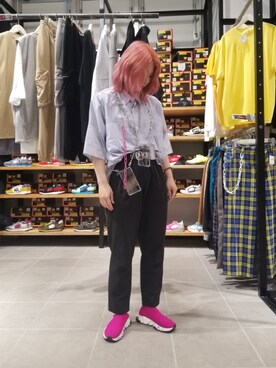 「L.H.P（エルエイチピー）のアイテム（PC・スマホグッズ/家電）」を使った、niikoさん（レディース・162cm）の夏コーディネート
