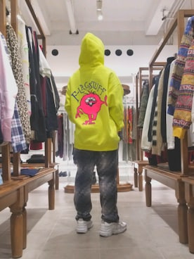 「DANKE SCHON（ダンケシェーン）のDankeSchon/ダンケシェーン/モザイクパンツ（その他パンツ）」を使った、niikoさん（レディース・162cm）の冬コーディネート