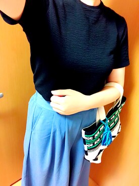 「AMINA COLLECTION（アミナコレクション）のアイテム」を使った、m@rie＊さん（レディース・165cm）の夏コーディネート