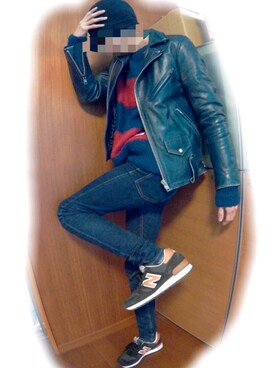 「cheap monday」｜「アイテム（ジャケット/アウター）」を使った、あささん（メンズ・170cm）の冬コーディネート