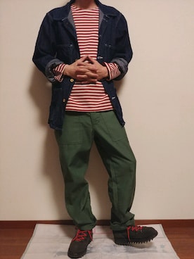 あささん（メンズ・170cm）の春コーディネート