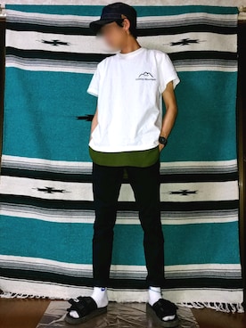 「DE-NA-LI（デナリ）のアイテム」を使った、あささん（メンズ・170cm）の夏コーディネート