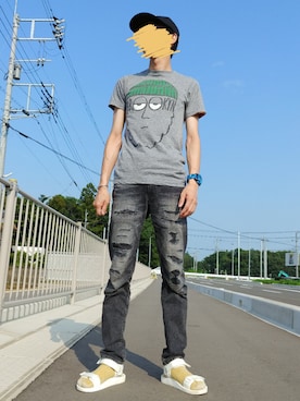「FELCO（フェルコ）のアイテム」を使った、あささん（メンズ・170cm）の夏コーディネート