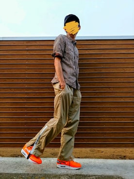 「ワークキャップ」｜「アイテム（アクセサリー）」を使った、あささん（メンズ・170cm）の夏コーディネート