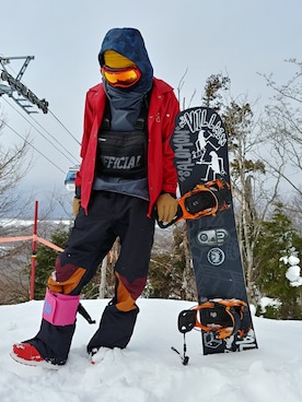 「BRIXTON（ブリクストン）のアイテム（ジャケット/アウター）」を使った、あささん（メンズ・170cm）の冬コーディネート