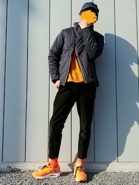 「MofM(manofmoods)（マンオブムーズ）のアイテム（ジャケット/アウター）」を使った、あささん（メンズ・170cm）の冬コーディネート