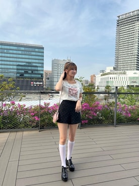 「ブルべ夏」｜華鈴さん（レディース・157cm）の春コーディネート