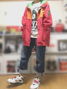 「ハラチ」｜「アイテム（アクセサリー）」を使った、alphaさん（レディース・163cm）の秋コーディネート