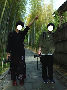 「Dr. Martens（ドクターマーチン）のDr.Martens (ドクターマーチン)/1461 3EYE GIBSON SHOES（その他シューズ）」を使った、ゆうさん（メンズ・166cm）の春コーディネート