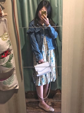 「botkier（ボトキエ）のアイテム」を使った、潮汐小过去さん（レディース・163cm）の秋コーディネート