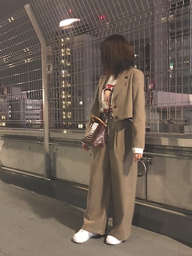 「LEANN（リーン）のアイテム」を使った、cherryさん（レディース・157cm）の冬コーディネート
