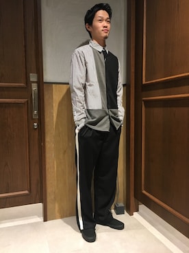 石金弘也さん（メンズ・176cm）の秋コーディネート