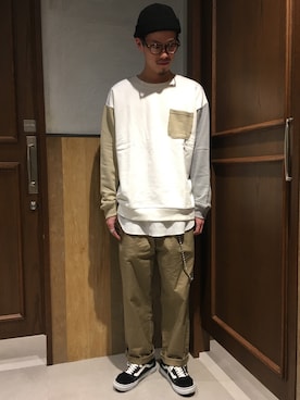 石金弘也さん（メンズ・176cm）の冬コーディネート