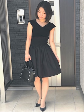 「MERCURYDUO（マーキュリーデュオ）のアイテム（バッグ）」を使った、miyukiさん（レディース・149cm）の秋コーディネート