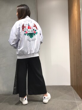 「B'2nd（ビーセカンド）のアイテム（ジャケット/アウター）」を使った、naoco37さん（レディース・155cm）の夏コーディネート