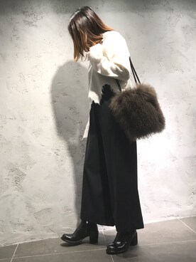 「Yasutoshi Ezumi（ヤストシエズミ）のアイテム」を使った、naoco37さん（レディース・155cm）の夏コーディネート