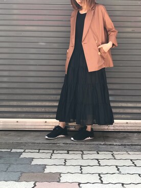 「B'2nd（ビーセカンド）のアイテム（ワンピース/ドレス）」を使った、naoco37さん（レディース・155cm）の夏コーディネート