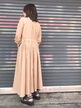 「B'2nd（ビーセカンド）のアイテム（ワンピース/ドレス）」を使った、naoco37さん（レディース・155cm）の夏コーディネート