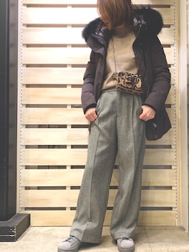 「Nunoo（ヌノー）のアイテム」を使った、naoco37さん（レディース・155cm）の秋コーディネート