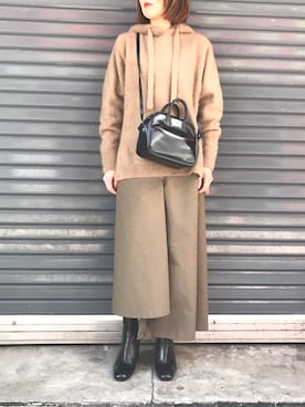 「Lilly Lynque（リリーリン）のアイテム」を使った、naoco37さん（レディース・155cm）の秋コーディネート