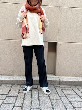 「HOLZWEILER（ホルツワイラー）のアイテム」を使った、naoco37さん（レディース・155cm）の秋コーディネート