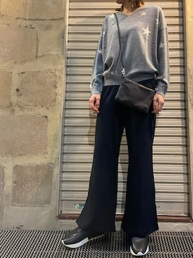 「Lilly Lynque（リリーリン）のアイテム」を使った、naoco37さん（レディース・155cm）の冬コーディネート