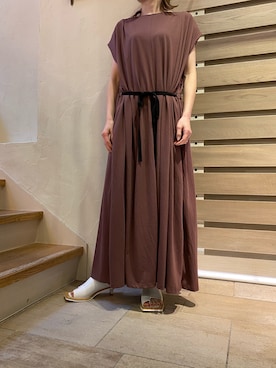 「B'2nd（ビーセカンド）のアイテム（ワンピース/ドレス）」を使った、naoco37さん（レディース・155cm）の春コーディネート