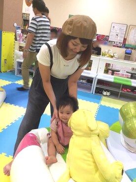 「CIEL（シエル）のアイテム」を使った、sawaさん（キッズ・90cm）の秋コーディネート