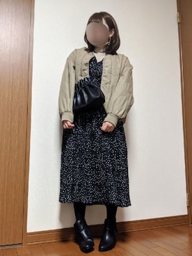 さやかさん（レディース・154cm）の冬コーディネート