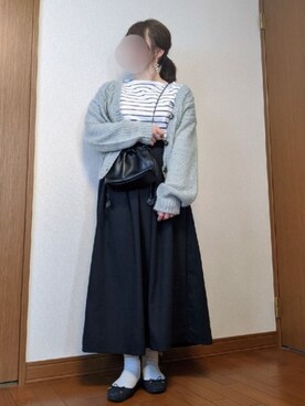 さやかさん（レディース・154cm）の冬コーディネート