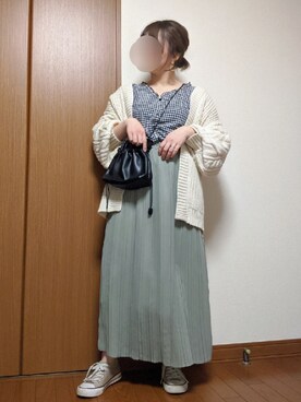 さやかさん（レディース・154cm）の春コーディネート