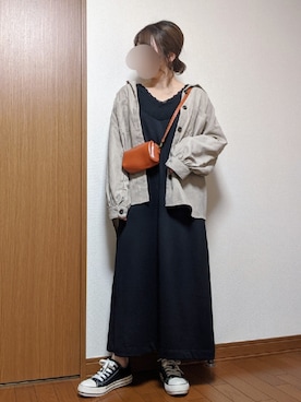 さやかさん（レディース・154cm）の春コーディネート