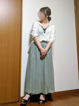 さやかさん（レディース・154cm）の夏コーディネート