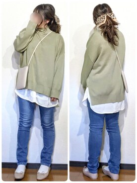 さやかさん（レディース・154cm）の秋コーディネート