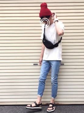 のっちっちさん（メンズ・172cm）の春コーディネート