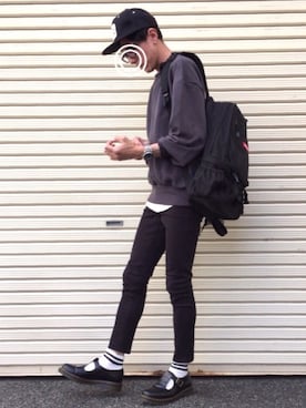 「one after another NICE CLAUP（ワンアフターアナザーナイスクラップ）のアイテム」を使った、のっちっちさん（メンズ・171cm）の秋コーディネート