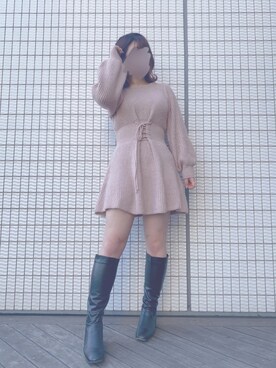 かずきさん(レディース・162cm)の冬コーディネート