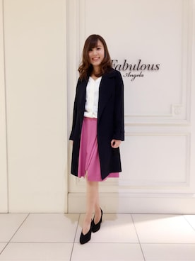 「Fabulous Angela（ファビュラスアンジェラ）のアイテム」を使った、FabulousAngelaさん（レディース・160cm）の冬コーディネート