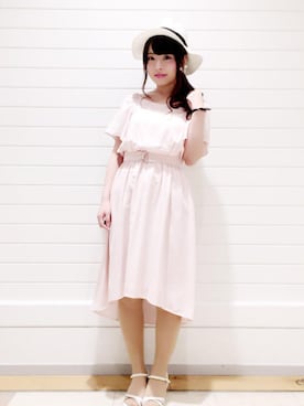 「モダン」｜「アイテム（ワンピース/ドレス）」を使った、FabulousAngelaさん（レディース・159cm）の春コーディネート