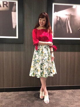 「さし色」｜FabulousAngelaさん（レディース・157cm）の春コーディネート