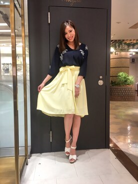 「美女と野獣キャンペーン」｜FabulousAngelaさん（レディース・160cm）の春コーディネート