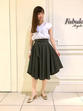 「Fabulous Angela（ファビュラスアンジェラ）のアイテム」を使った、FabulousAngelaさん（レディース・158cm）の夏コーディネート