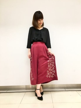 「スカーチョ」｜FabulousAngelaさん（レディース・158cm）の夏コーディネート