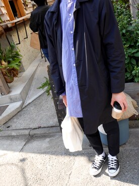 「JOURNAL STANDARD relume（ジャーナルスタンダード　レリューム）のアイテム（その他アウター）」を使った、nineさん（メンズ・176cm）の春コーディネート