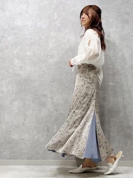 「LADYMADE（レディメイド）のアイテム（トップス）」を使った、３９さん（レディース・162cm）の春コーディネート