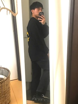 「Gosha Rubchinskiy（ゴーシャラブチンスキー）のアイテム（パンツ）」を使った、R$xxakxさん（メンズ・169cm）の春コーディネート