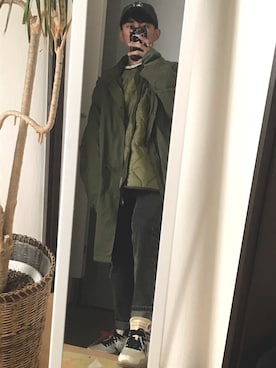 「ADER error（アーダーエラー）のアイテム（パンツ）」を使った、R$xxakxさん（メンズ・169cm）の秋コーディネート